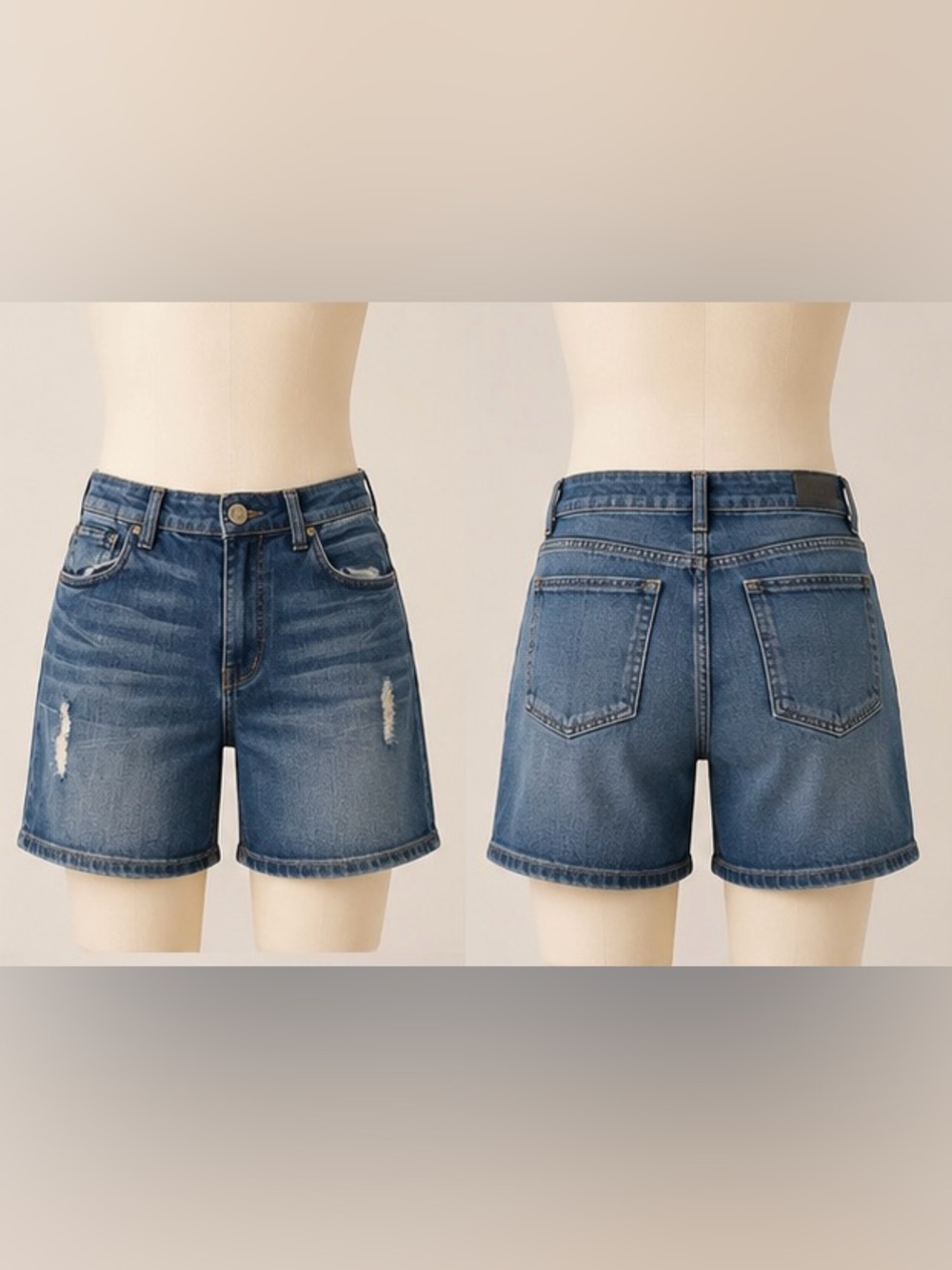 KUT from the Kloth Men’s Denim Shorts – Dark Blue